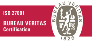 ISO 27001 Certified by Bureau Veritas